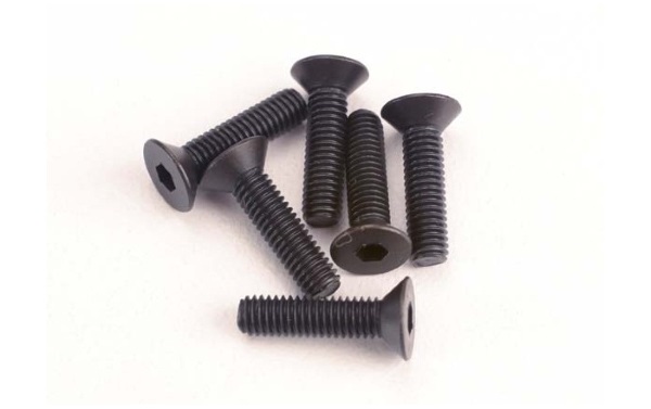 Винты Traxxas (#TRX2552) Countersunk Machine Hex Drive Screws 3x12mm