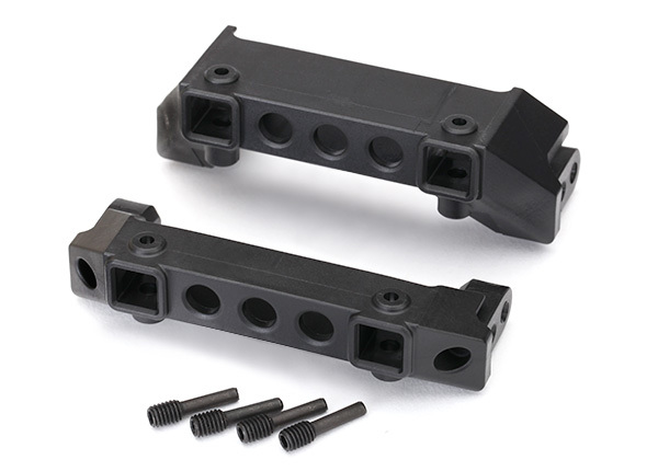 Планка бампера Traxxas (#TRA8237) Bumper Mounts Front & Rear with Screw Pins (4)