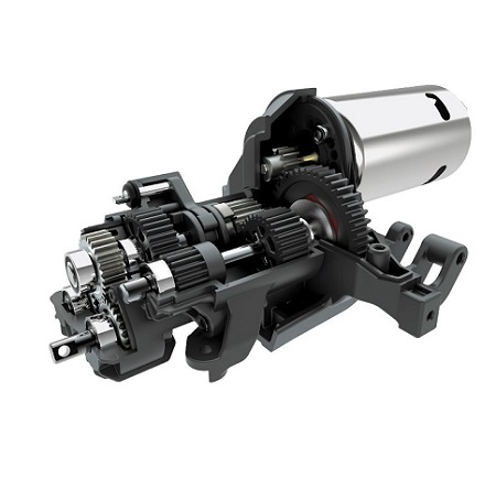 Шестерни дифференциала Traxxas (#TRA8281/82/79/91/90) Gearbox Housing+Motor Plate & Upper Spur Gear Cover + Differential Ring Gear and Pinion Gear+ Differential Gear Set