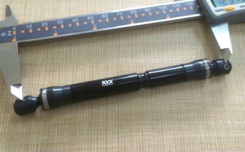 Кардан металлический KYX (#Y15011) CVD rear drive shaft black metal for Axial 90048 125-160 мм
