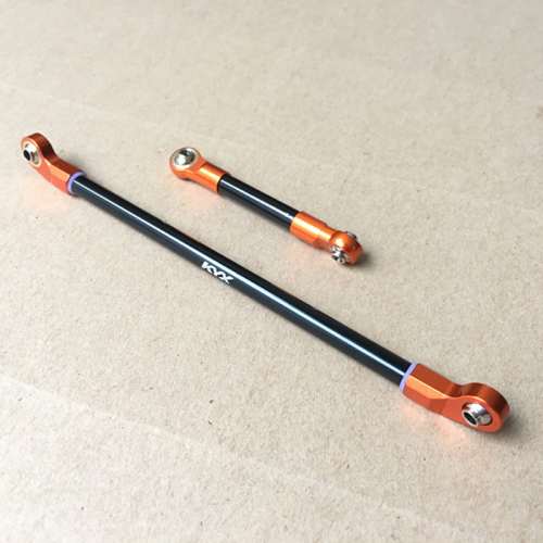 Тяги металлические KYX (#S16023) Upgrade metal front steering rod suitable for Axial SCX10