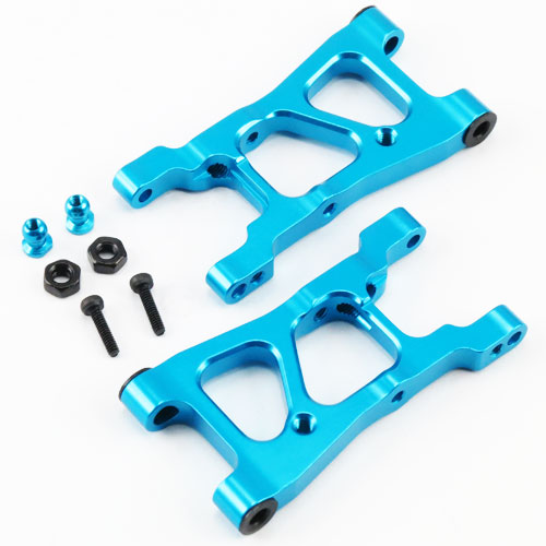 Рычаги задние Yeah Racing (#XV01-002BU) Rear Arm Set Aluminum Blue For Tamiya XV-01