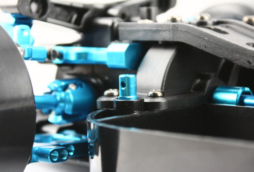 Крепление аккумулятора Yeah Racing (TT-021BU) Aluminum Battery Post For Tamiya TT01/ TT01E