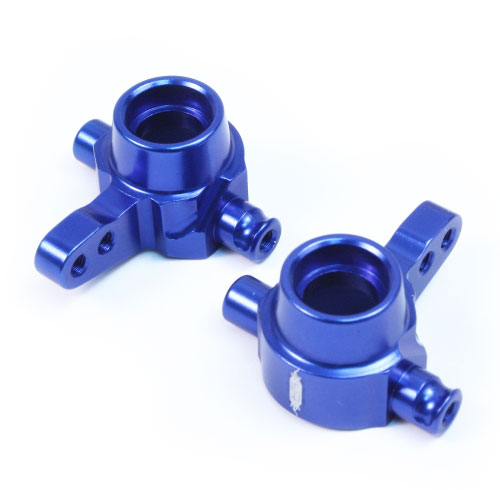 Кулаки поворотные Yeah Racing Aluminum Knuckle Arm Set/Steering Blocks (0 degree) (DB) for Traxxas Slash 4x4 SCR RTR