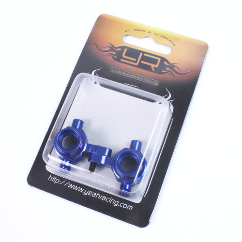 Кулаки поворотные Yeah Racing Aluminum Knuckle Arm Set/Steering Blocks (0 degree) (DB) for Traxxas Slash 4x4 SCR RTR