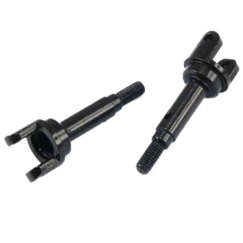 Полуоси задние Yeah Racing (#TSL-215R2BK) Steel Hard Rear Wheel Axle replacement for Traxxas Slash 4x4