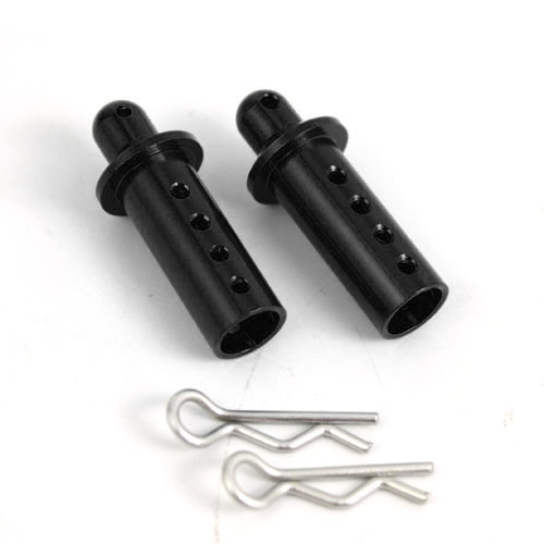 Крепление кузова Yeah Racing (#YA-0202BK) Aluminum Extension Body Post BK