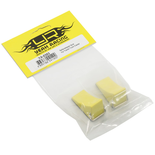 "Башмак" масштабный Yeah Racing (#YA-0383) 1/10 RC Rock Crawler Accessory Reifenstopper 2pcs Yellow For Tractor Truck