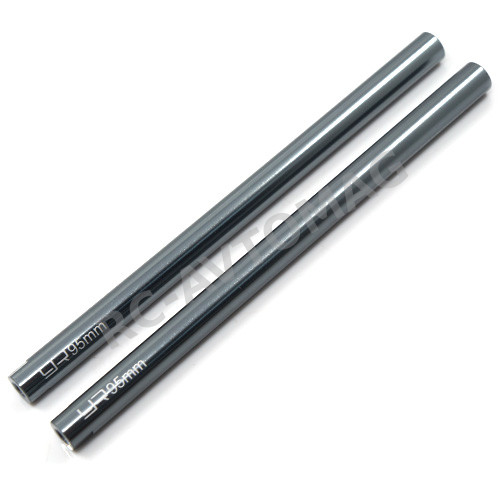 Штанговая колонна Yeah Racing (#YA-0440) Threaded Aluminum Link Pipe 6x95mm 2pcs Gun Metal