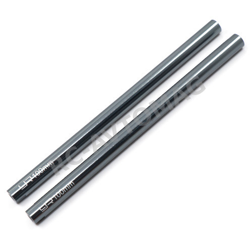 Штанговая колонна Yeah Racing (#YA-0441) Threaded Aluminum Link Pipe 6x100mm 2pcs Gun Metal