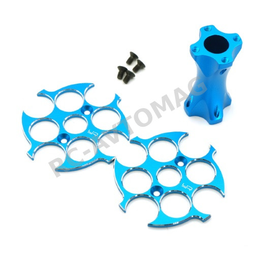 Устройство для заливки масла Yeah Racing (#YA-0524BU) Aluminum Damper Refilling Holder Blue For 1/10 Touring Drift