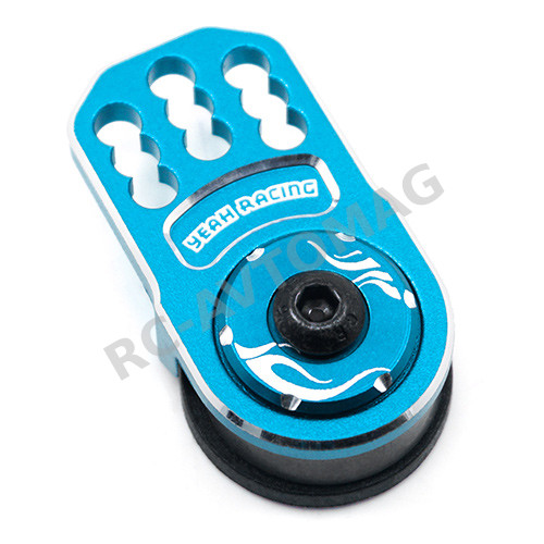Сервосейвер Yeah Racing (#YA-0557BU) Aluminum Plate 25 T 23 T Servo Saver Blue