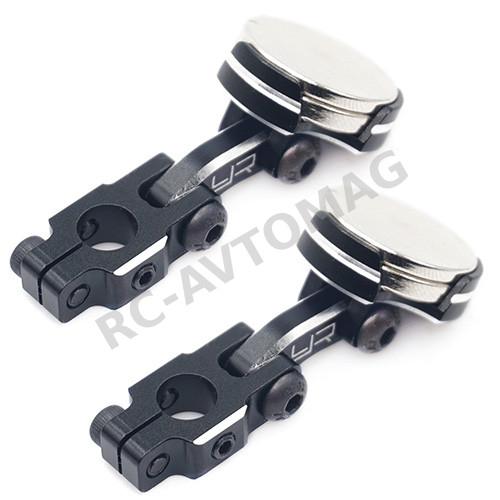 Крепление кузова магнитное Yeah Racing (#YA-0531BK) Aluminium CNC Magnetic Invisible Body Mounting System 2pcs Black