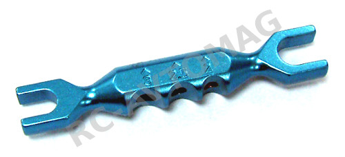 Ключ Yeah Racing (#YT-0106BU) 4-In-1 Multi-Purposes Aluminum Turnbuckle Turner BU