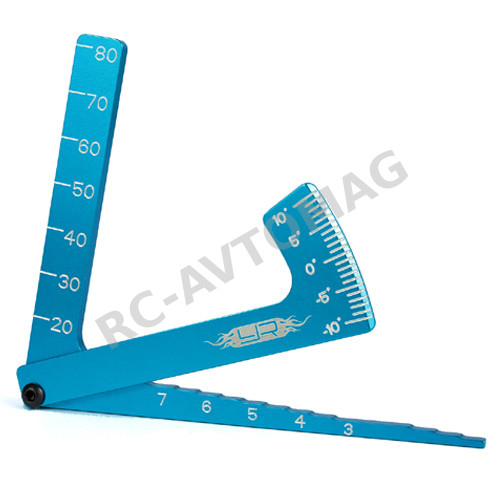 Стенд Yeah Racing (#YT-0056BU) 2 in 1 Ride Height Droop Gauge BU for all 1/10 touring cars