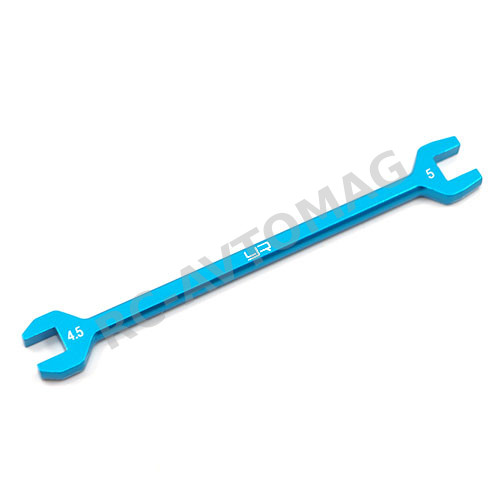 Ключ Yeah Racing (#YT-0139BU) Aluminum Turnbuckle Wrench 4.5mm 5mm Blue