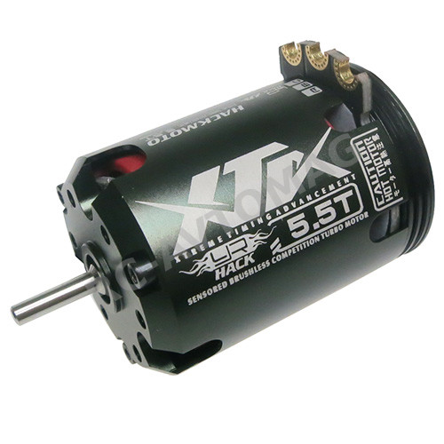Бесколлекторный сенсорный двигатель Yeah Racing (#XTA-T055) Hackmoto XTA 5.5T 540 Brushless Sensored Motor
