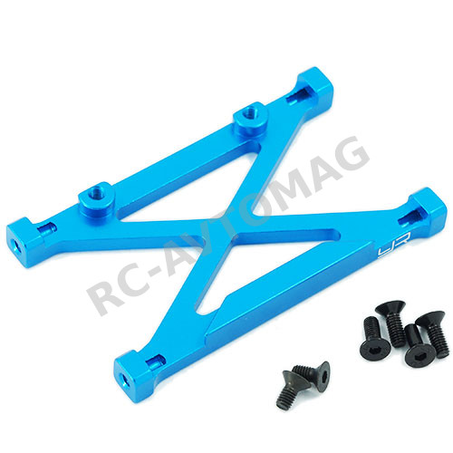 Пластина крепления Yeah Racing (#SCX10-026RBU) Aluminum Rear Chassis H Brace For Axial SCX10