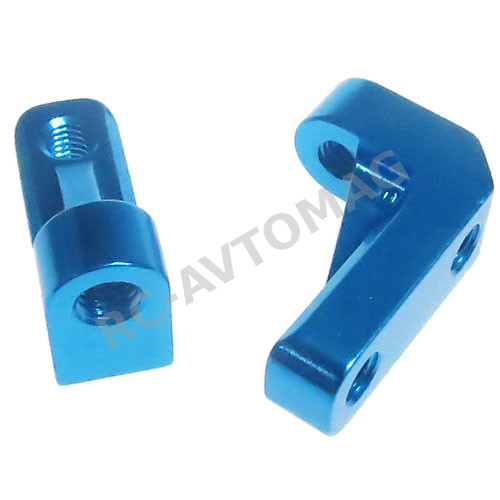 Крепление сервопривода Yeah Racing (#SCX10-039BU) Aluminum Servo Mount For Axial SCX10