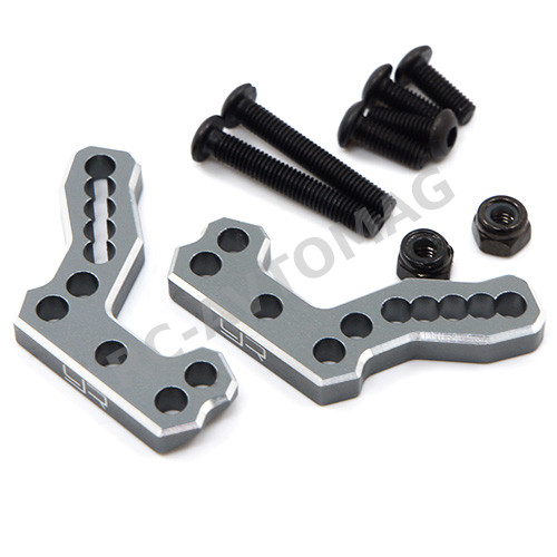 Крепление передних амортизаторов Yeah Racing (#AXWR-010) Aluminum HD Front Shock Droop Lowering