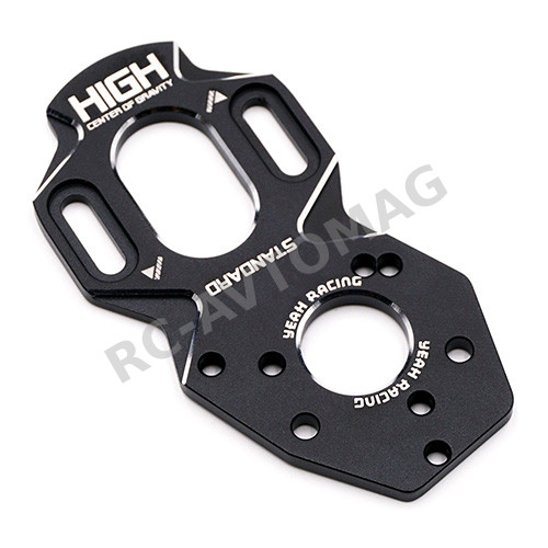 Моторама Yeah Racing (#YKYD-006BK) Aluminum High Center of Gravity Motor Mount Plate For Yokomo YD2 Black V.2