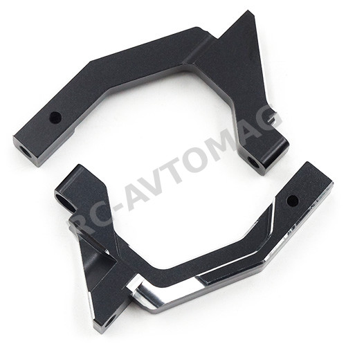 Балхэд передний Yeah Racing (#YKYD-017BK) Aluminum Front Bulkhead Set Ver.2 for Yokomo YD2/YD2S Black