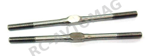 Тяги металлические Yeah Racing (#TB-0024) 3X67mm Stainless Steel Turnbuckle 2pcs