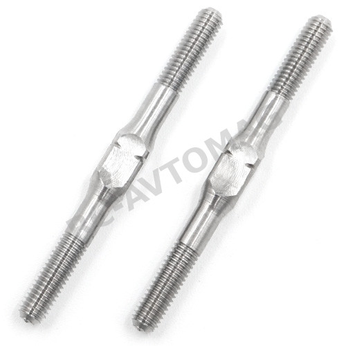 Тяги металлические Yeah Racing (#TBTI-0338) 64 Titanium Turnbuckle 3x38mm 2pcs