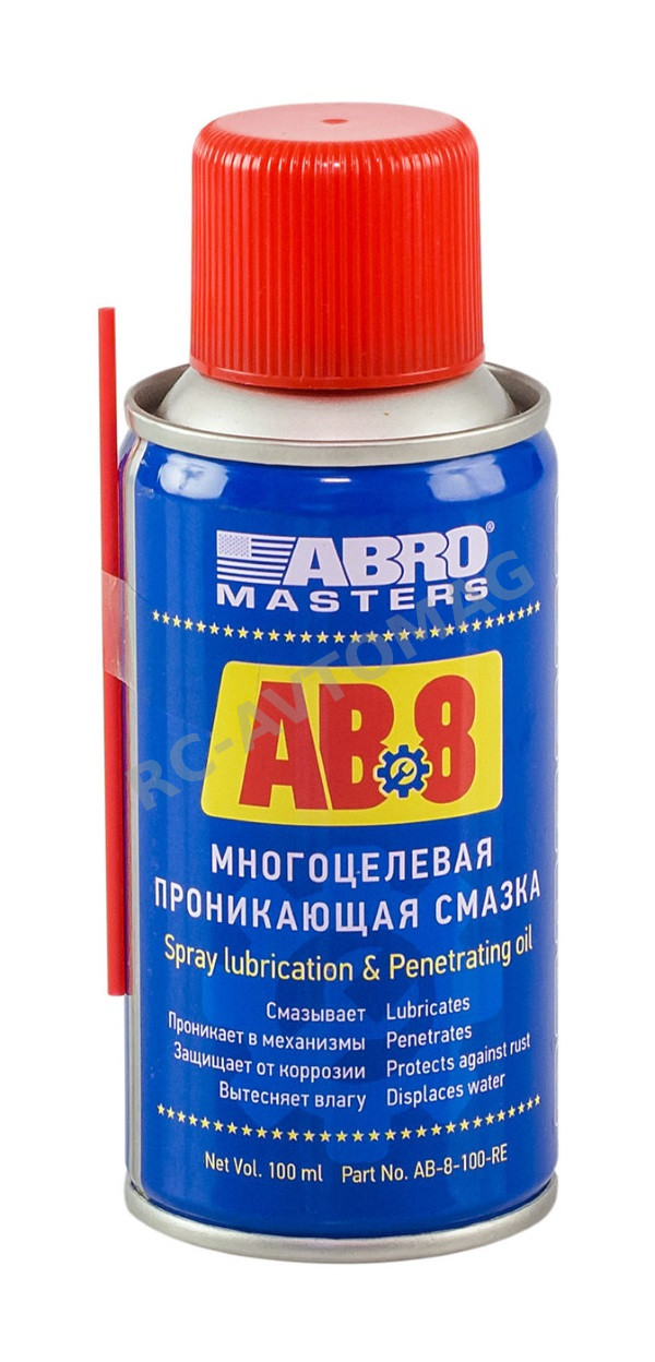 Смазка - спрей универcальная ABRO (#AB-8-100-R) 100мл.