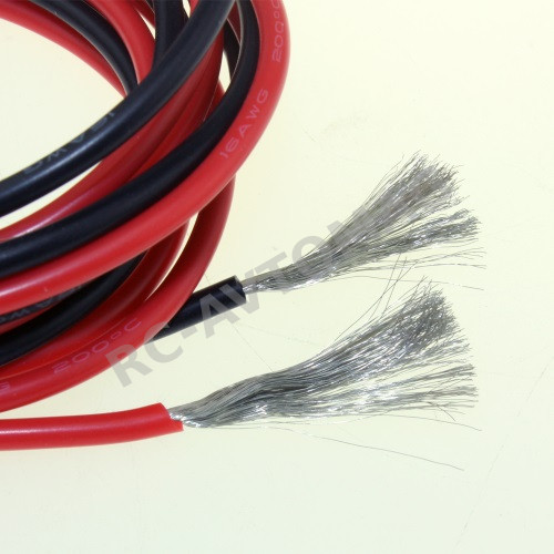 Провод с силиконовой изоляцией Ultima (#GJX-16B) 16 AWG чёрный