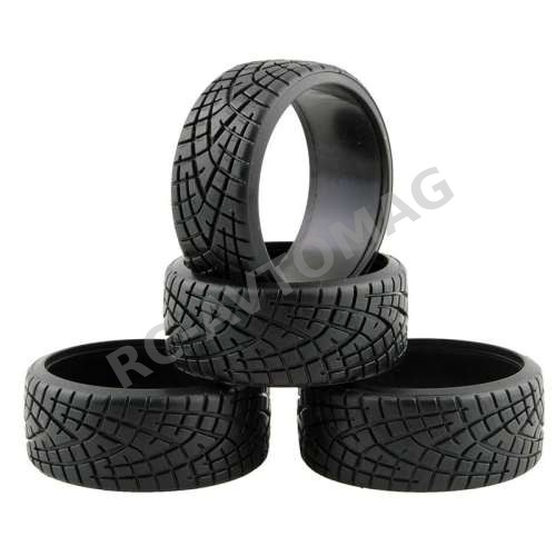 Шины дрифт RC-Avtomag (#AV-6013) Drift Black Tire Set, 0* 4 pcs