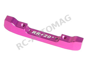 Крепление рычагов 3racing (#SAK-22/PK) Suspension Mount RR+20 (RR2 Degree) For Sakura Zero