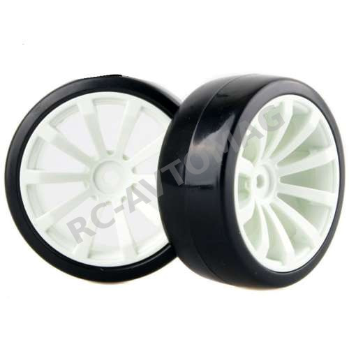 Колеса HSP (#602-6015W) 94123 Wheels Drift  10 Spokes  White 4 pcs