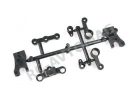 Рулевая трапеция 3Racing (#SAK-XS101) Plastic Motor Mount and Steering System For Sakura XI Sport