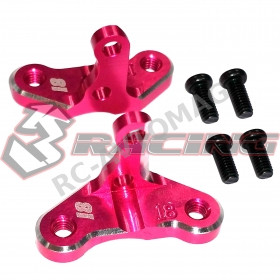 Крепление верхних рычагов 3Racing (#SAK-D4817A) Aluminum Castor Mount 18 degree for Sakura D4