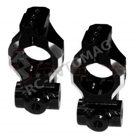 Чашки задние 3Racing (#SAK-D4818/BK) Aluminum Rear Hub Carrier Black For Sakura D4