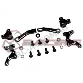 Рулевой механизм 3Racing (#SAK-D4819/V2/BK) Aluminum Steering System For D4