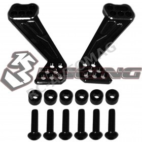 Передняя опора амортизаторов 3Racing (#SAK-D4829/BK) Front Single Damper Mixing For D4
