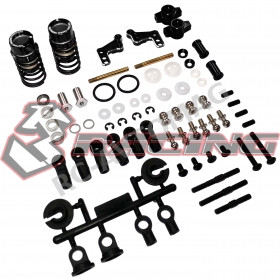Амортизаторы 3Racing (#SAK-D4831/BK) Xeon ACG Anti Camber Grip Mixing Linkage For D4