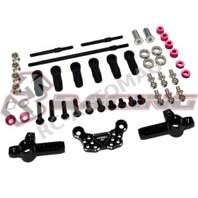 Рулевой механизм 3Racing (#SAK-D4830/BK) RCM Rear Camber Mixing Linkage For D4
