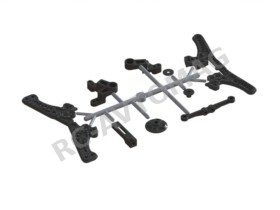 Бабочка передняя/задняя 3Racing (#SAK-D109) Steering & Shock Tower Set For Sakura D3