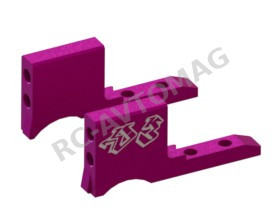 Передний балхэд 3Racing (#SAK-D314/PK) Aluminum Front Bulkhead Cover For Sakura D3