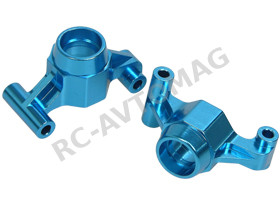 Задние чашки 3Racing (#TT01-12/0/LB) Aluminium Rear Hub Carrier - 0 Degree For TT-01