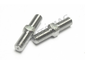 Тяги титановые 3Racing (#3RAC-TR420) 64 Titanium 4mm Turnbuckle - 20mm (2 Pcs)
