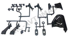 Бампер передний/задний 3Racing (#CAC-107) Bumper & Rear Wing Mount Set For 3racing Cactus