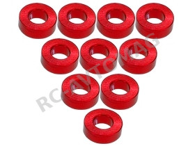 Шайба алюминиевая 2.0 мм 3Racing (#3RAC-WF320/RE) Aluminium M3 Flat Washer 2 mm (10 Pcs)