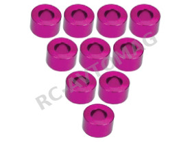 Шайба алюминиевая 3.5 мм 3Racing (#3RAC-WF335/TI) Aluminium M3 Flat Washer 3.5mm (10 Pcs)
