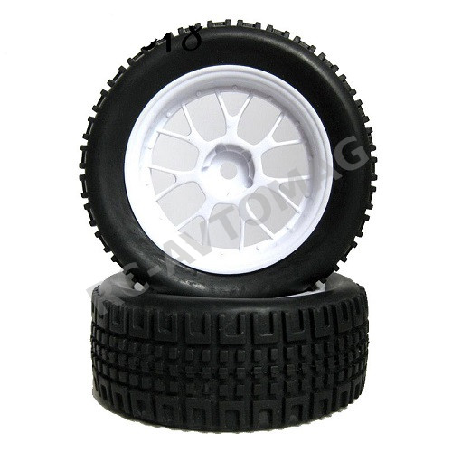 Колёса внедорожные HSP (#907-7004W) Tire/Wheel Black 4in