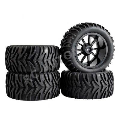 Колёса внедорожные HSP (#08043BK) Wheels 10 Spoke Black 4 pcs