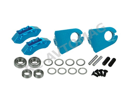 Суппорта тормозные имитация 3Racing (#3RAC-AD12/V3D/LB) Realistic Rear Brake Bot Light Blue